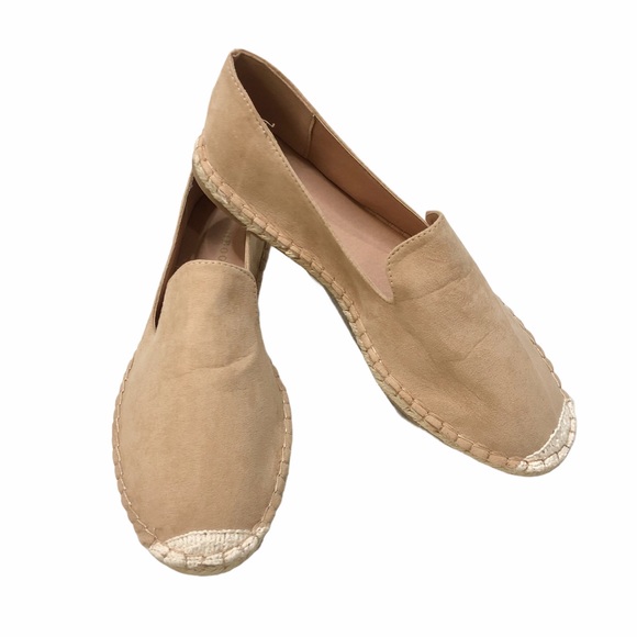 BAMBOO Shoes - Bamboo Women’s Saturday 35X Espadrilles Flats Tan Size 10 Slip On Loafer